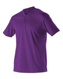 Jersey de béisbol Henley de dos botones