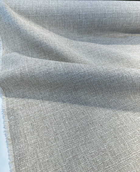 Vigor Alabaster Chenille Upholstery Fabric - Multi Chenille Plain, 56" Width (1 Yard)
