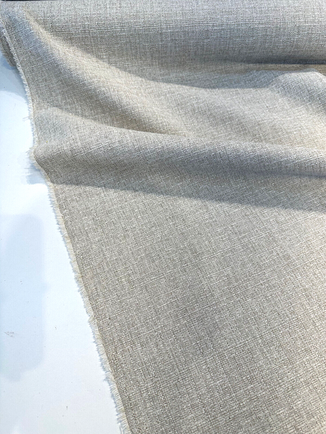 Vigor Alabaster Chenille Upholstery Fabric - Multi Chenille Plain, 56" Width (1 Yard)