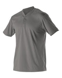 Jersey de béisbol Henley de dos botones