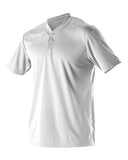 Jersey de béisbol Henley de dos botones