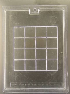 Break Up Bar / Checker Board Chocolate Mold - ECAO437