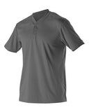 Jersey de béisbol Henley de dos botones para jóvenes