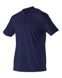 Jersey de béisbol Henley de dos botones para jóvenes
