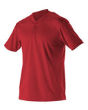 Jersey de béisbol Henley de dos botones para jóvenes