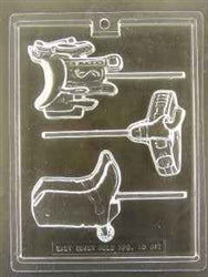 Horse Saddle, Boots and Gun Belt Pop Chocolate Mold