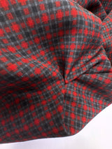 Viscose Staple Fabric Red Gray