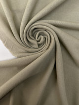 Cotton Wool Knitted Fabric Gray Green