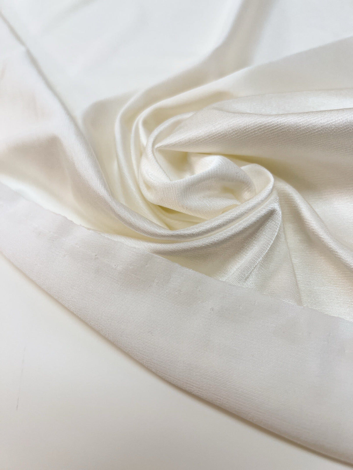 White Viscose Stretch Knit Fabric