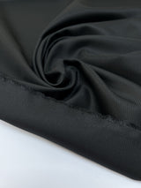 Wool Jacquard Fabric Black