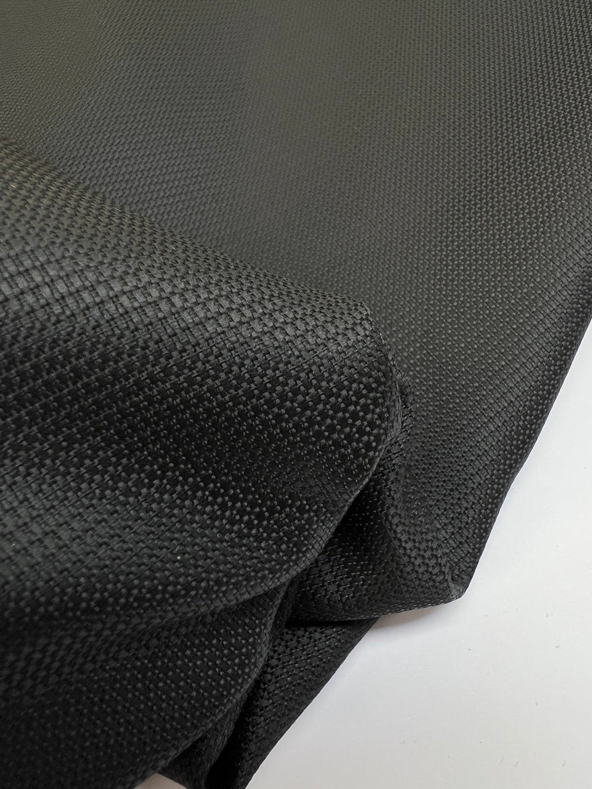 Wool Jacquard Fabric Black