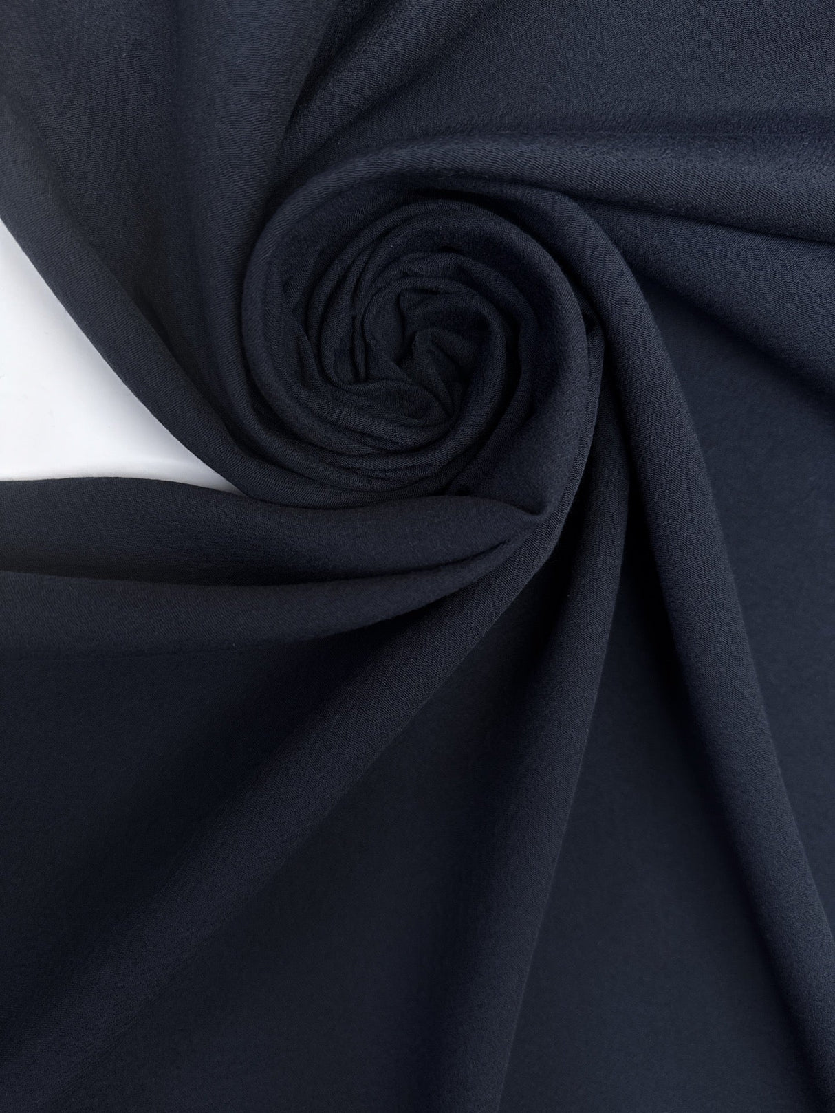Viscose Cotton Crepe Blue