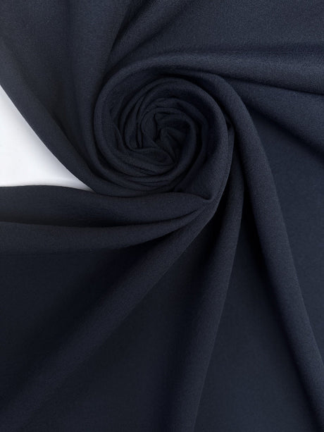 Viscose Cotton Crepe Blue