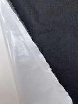 Italian White Wool Twill Fabric