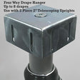 Backdrop Stand 4-Way Double Hanger