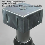 Backdrop Stand 4-Way Double Hanger