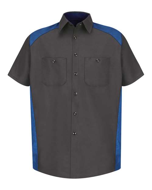 Red Kap Men's Short Sleeve Motorsports Shirt