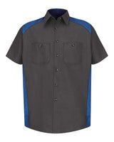 Red Kap Men's Short Sleeve Motorsports Shirt