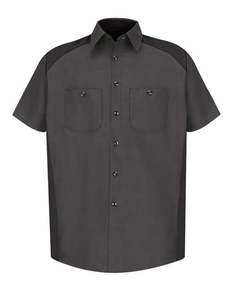 Red Kap Men's Short Sleeve Motorsports Shirt