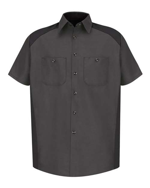Red Kap Men's Tall Short Sleeve Motorsports Shirt