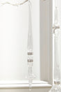 12" Finial Glass with Jewels Ornament
