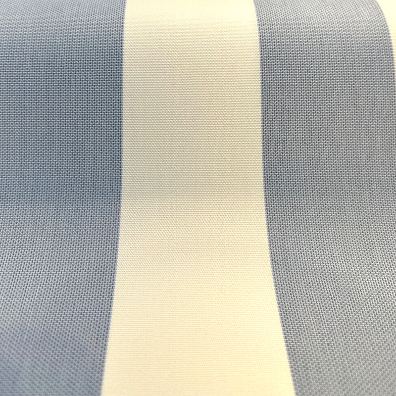 Explorer Sunbrella Acrylic Fabric - Air Blue Stripe, 54" Width (1 Yard)