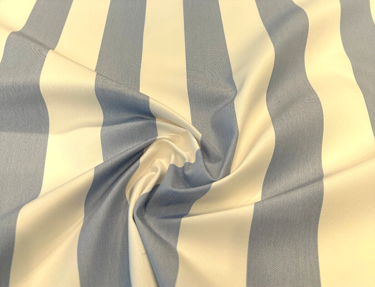 Explorer Sunbrella Acrylic Fabric - Air Blue Stripe, 54" Width (1 Yard)