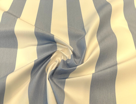 Explorer Sunbrella Acrylic Fabric - Air Blue Stripe, 54" Width (1 Yard)