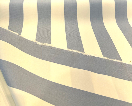 Explorer Sunbrella Acrylic Fabric - Air Blue Stripe, 54" Width (1 Yard)