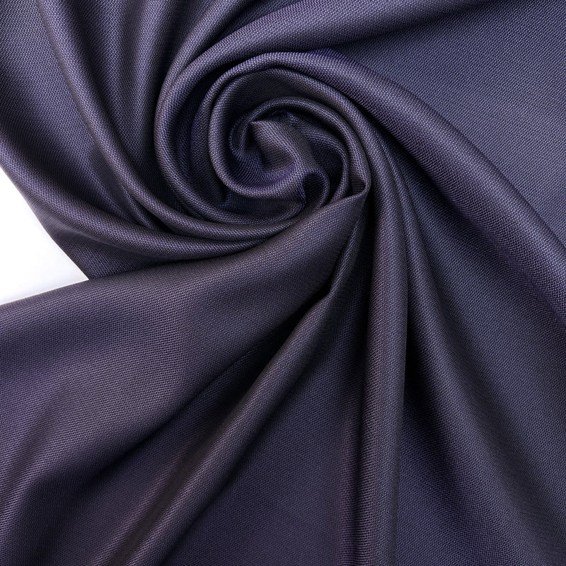 Wool Viscose Jacquard Changeant Fabric Purple Black
