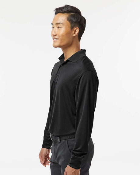 Front view of Paragon Prescott Collared Long Sleeve Polo Shirt for outdoor and active wear