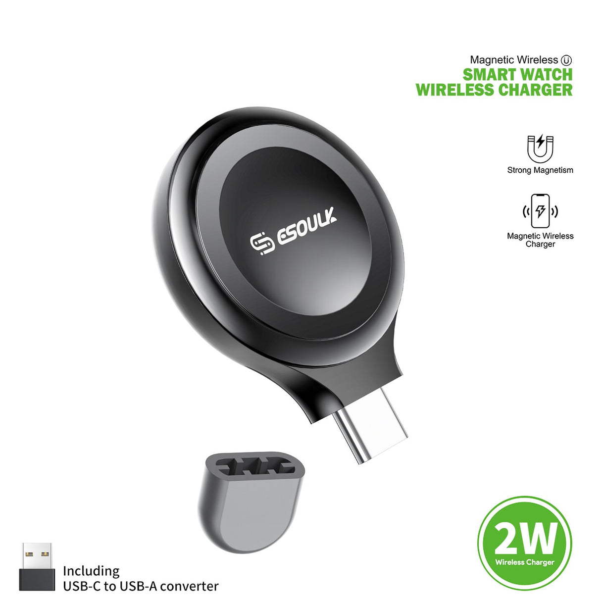 Convenient Magnetic Wireless Charger for Smart Watch 12/48