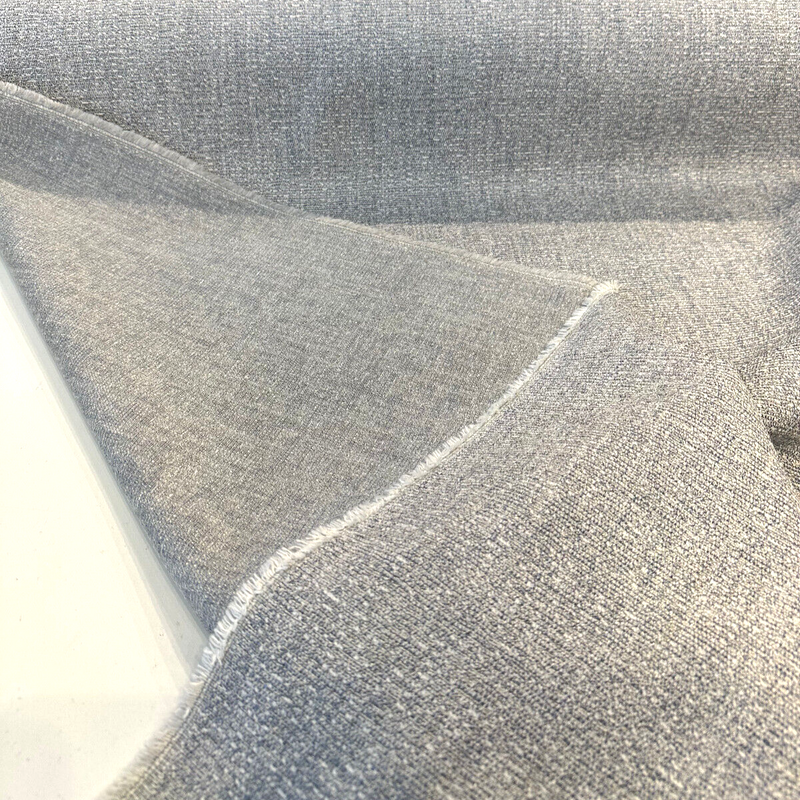 Viscaya Mist Blue Chenille Upholstery Fabric - Light Blue Mist With Hints Of White, 54" Width (By The Yard)
