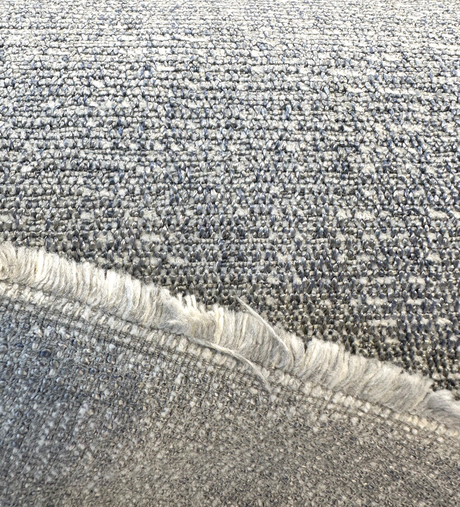 Viscaya Mist Blue Chenille Upholstery Fabric - Light Blue Mist With Hints Of White, 54" Width (By The Yard)