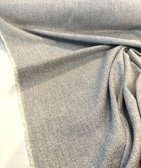 Viscaya Mist Blue Chenille Upholstery Fabric - Light Blue Mist With Hints Of White, 54" Width (By The Yard)