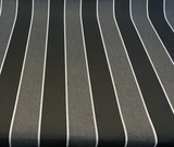 Sunbrella Peyton Granite Acrylic Fabric - Granite Black Stripe, 54" Width, 56075-0000 (1 Yard)