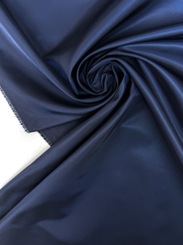 Blue Polyester Jacket Fabric