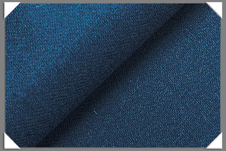 Navy Wool Blend Flannel Fabric - Navy, Solid, 58"/60" Width (1 Yard)
