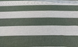 Sunbrella Performance Fizzle Ivy Stripe Acrylic Fabric - Green, White, Hints Of Blue, Textured Weave, 54" Width (1 Yard)