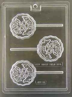 Happy Birthday Pop 95 Chocolate Mold - ECAO1196