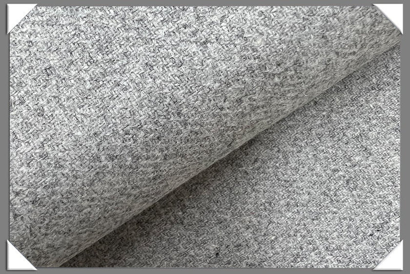 Grey Wool Blend Flannel Fabric - Grey Wool Blend Flannel Fabric, 58/60" Wide (1 Yard)