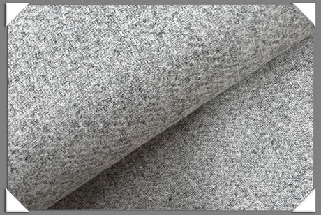 Grey Wool Blend Flannel Fabric - Grey Wool Blend Flannel Fabric, 58/60" Wide (1 Yard)