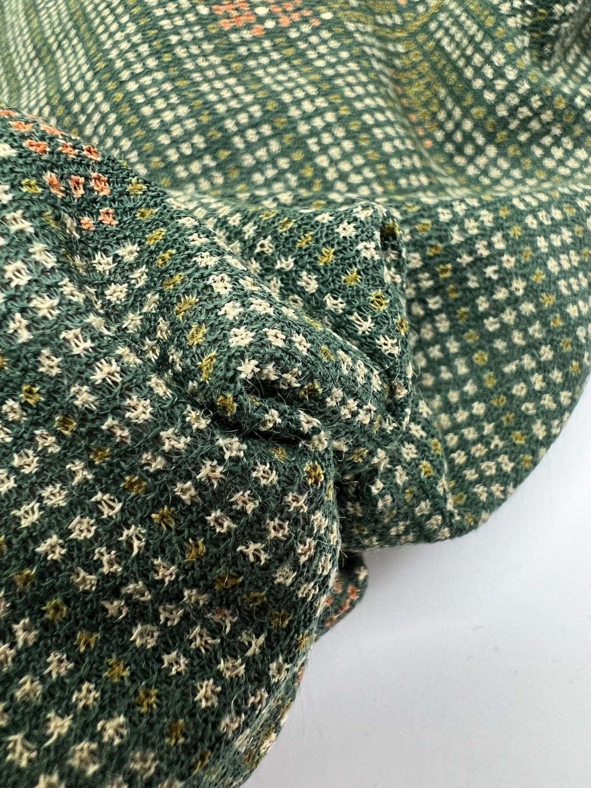 Acrylic Stretch Knitted Multicolour Fabric