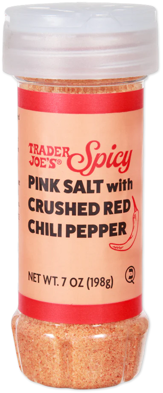 Spicy Pink Salt with Crushed Red Chili Pepper Bold, Flavorful Seasoning