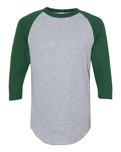 Three-Quarter Raglan Sleeve Baseball Jersey