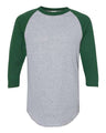 Three-Quarter Raglan Sleeve Baseball Jersey