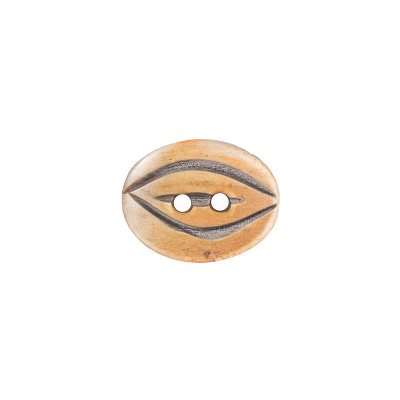 Oval Horn Button - 32L/20mm