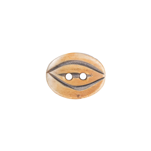 Oval Horn Button - 32L/20mm