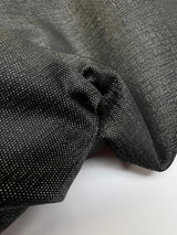 Wool Acetate Fabric Black