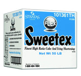 Sweetex 50 LB High Ratio Cake and Icing Shortening Smooth Creamy Texture Trans Fat Free Base